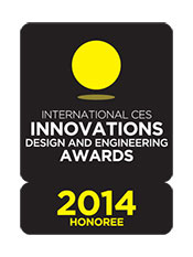 2014 CES Innovation award in the category of wearable technology